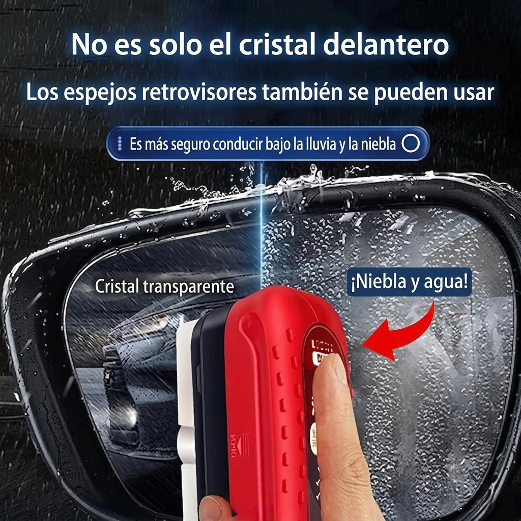 Cepillo desengrasante para eliminar película de aceite en cristal de coche